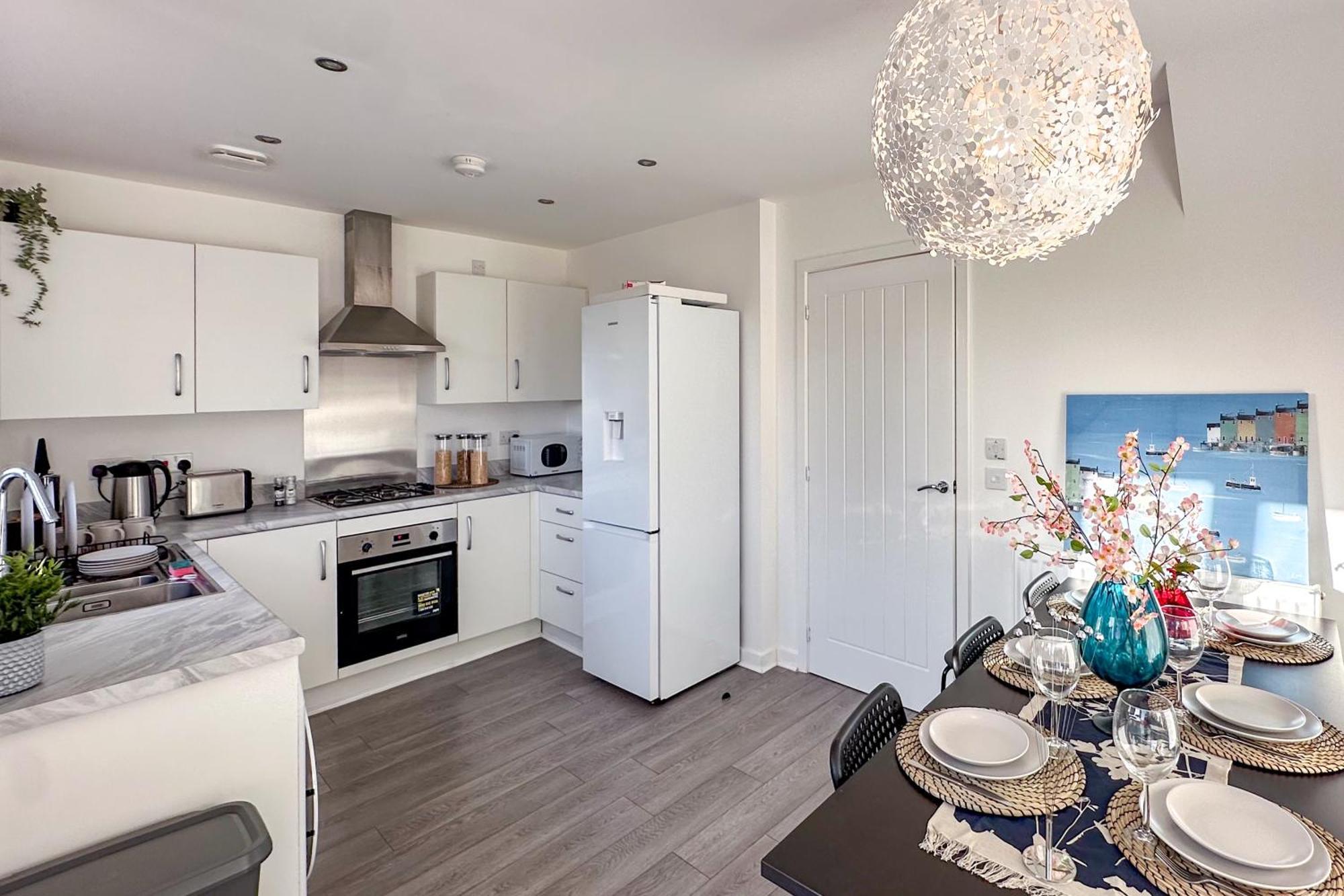Newbuild Riverview 3bdr House Near Glasgow Holiday home *